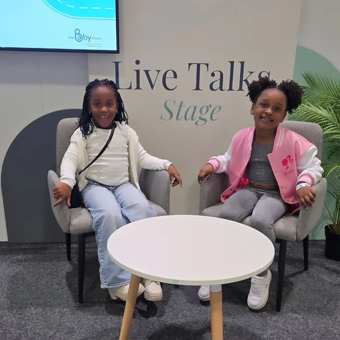 A great afternoon at the Baby Show talking about what to expect in the days and weeks…, slide 2