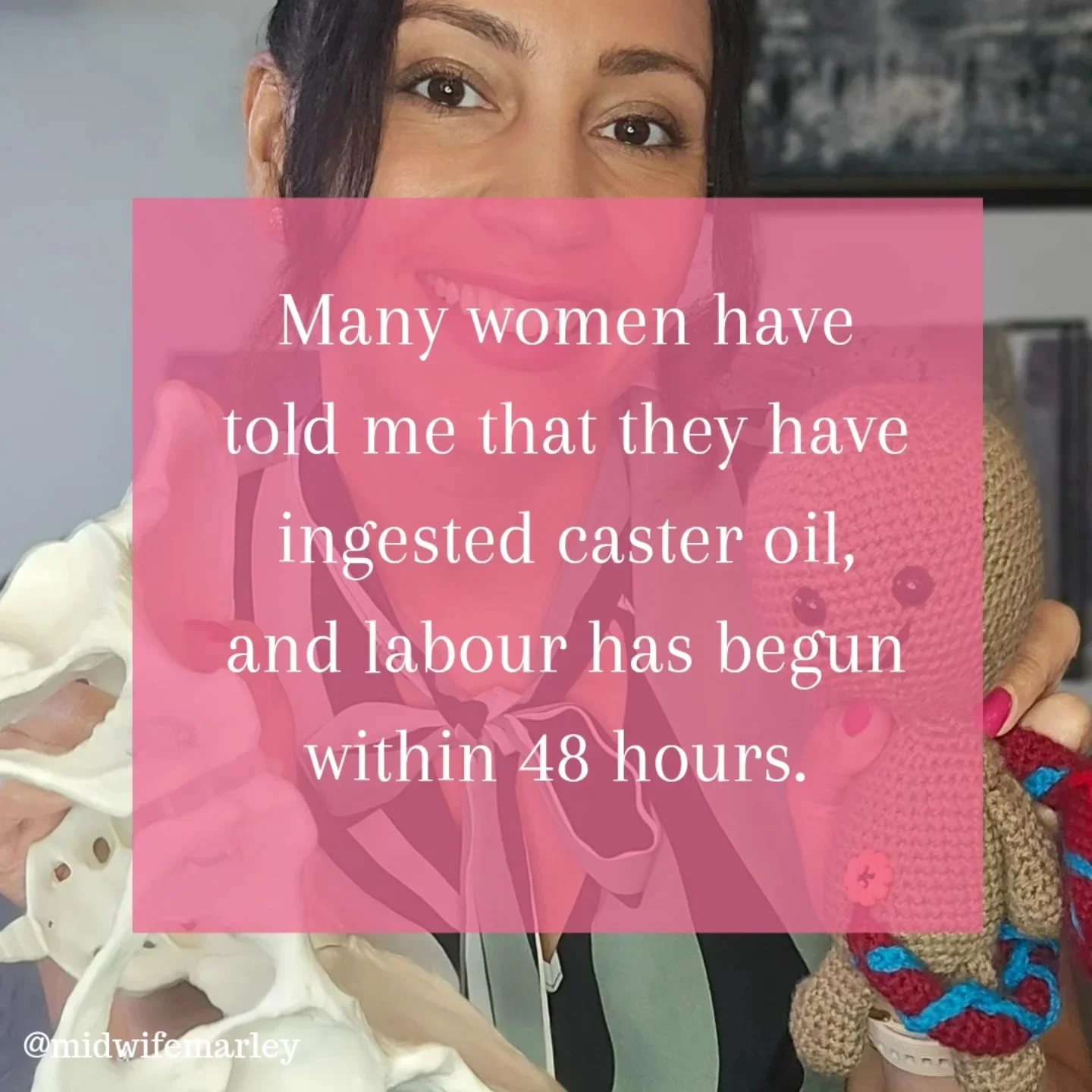 Lots of people have asked me about the use of caster oil to induce labour over the…, slide 3