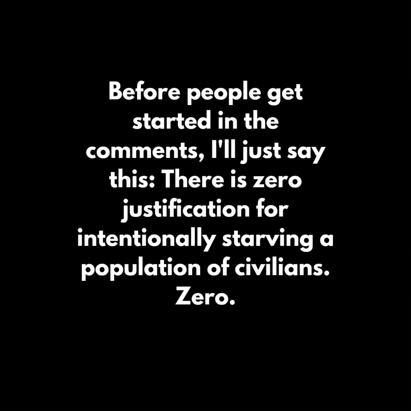 Withholding food, essential supplies and medicines as a weapon of war is a pure disgrace, slide 5